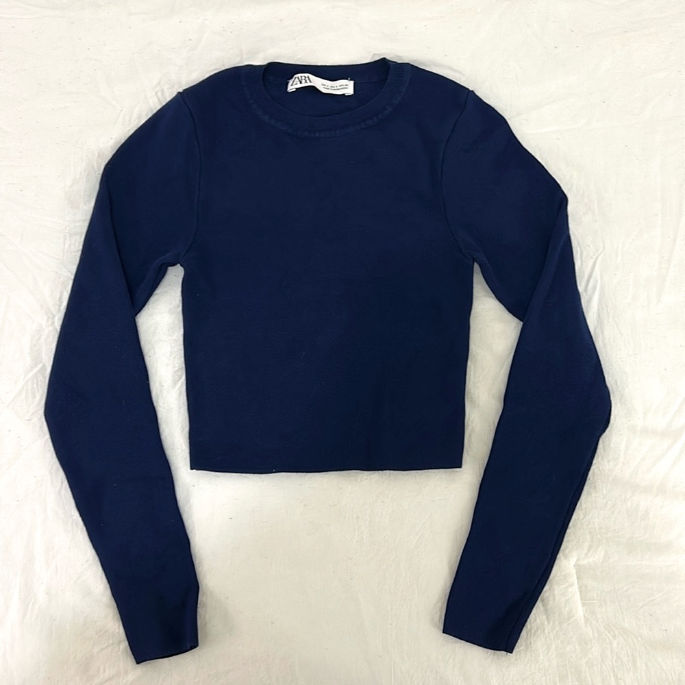 Zara cropped longsleeve
